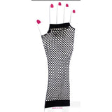 Load image into Gallery viewer, Black Long Fishnet Glove - The Base Warehouse