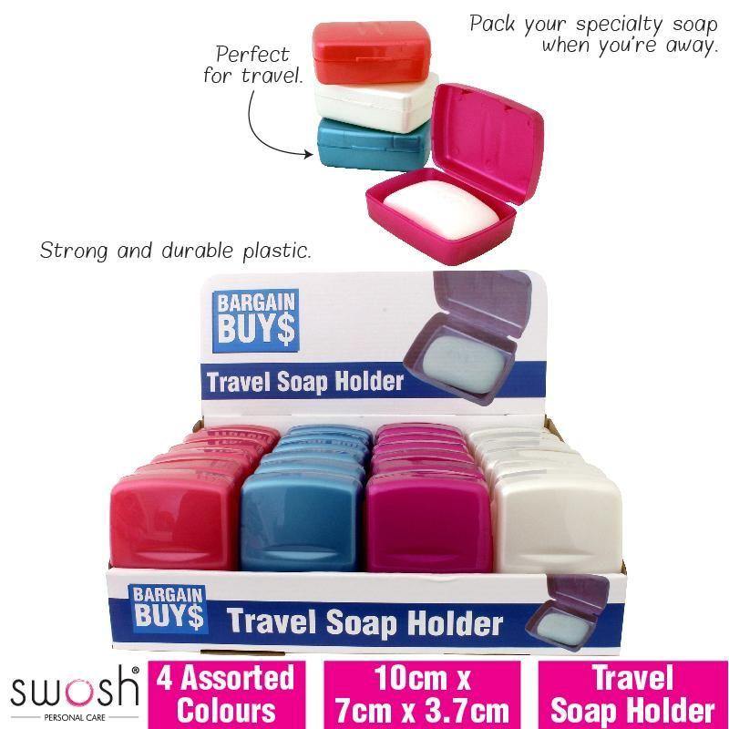 Travel Soap Holder - 10cm x 7cm x 3.7cm - The Base Warehouse
