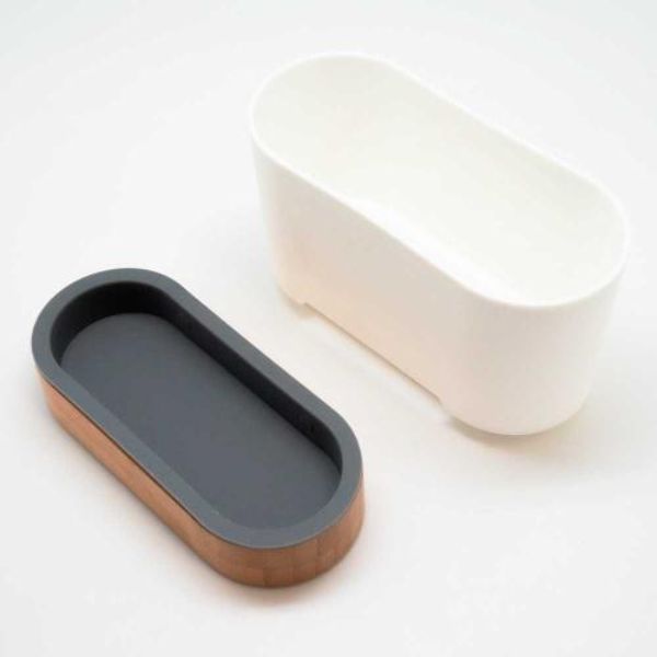 White Simplemade Brush Holder