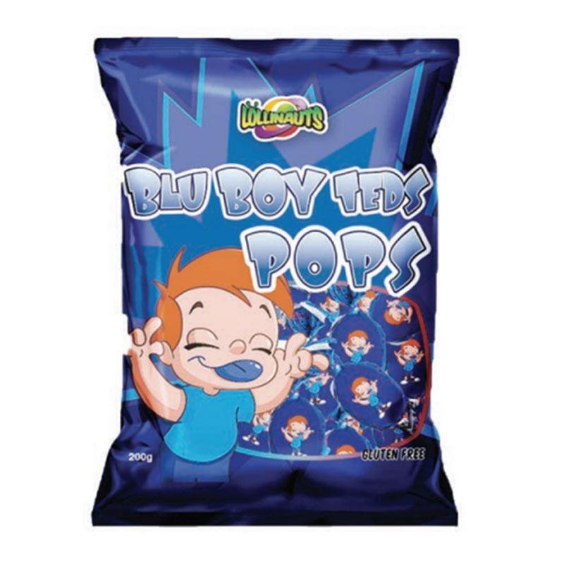Gluten Free Blue Lollipops - 200g
