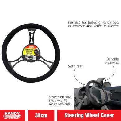 Steering Wheel Cover - 38cm - The Base Warehouse