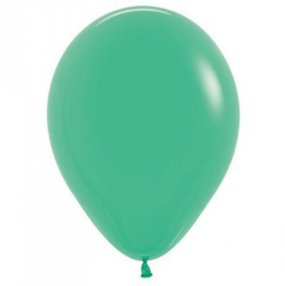 50 Pack Fashion Green Latex Balloons - 12cm - The Base Warehouse