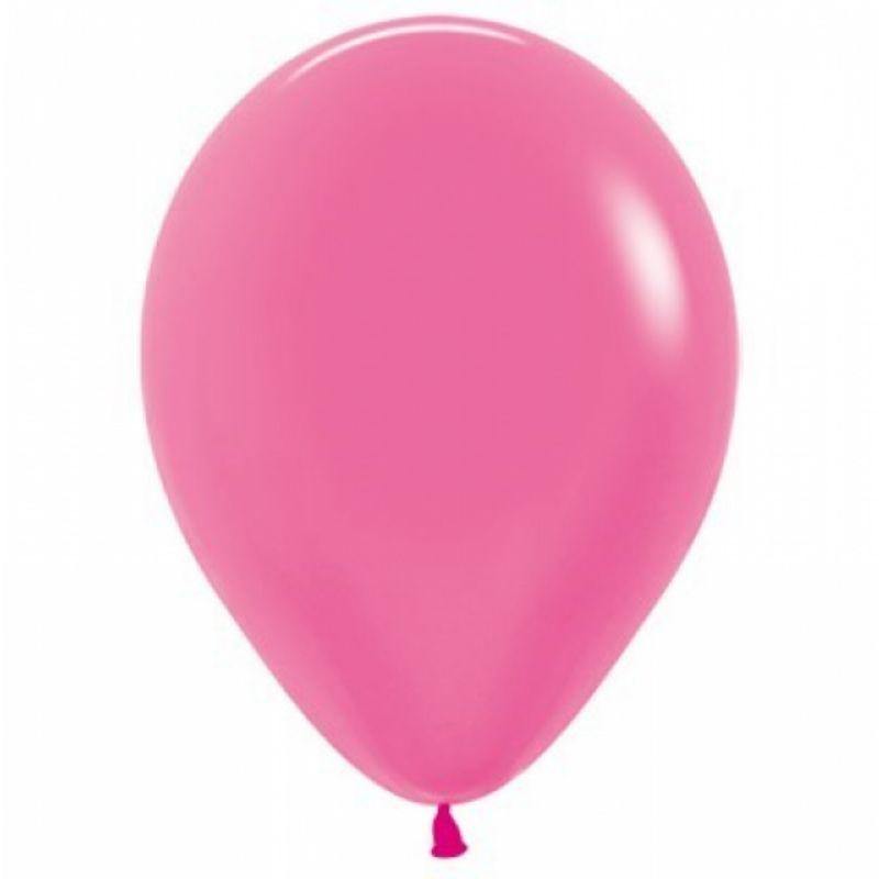 50 Pack Neon Fuchsia Sempertex Balloons - 12cm - The Base Warehouse