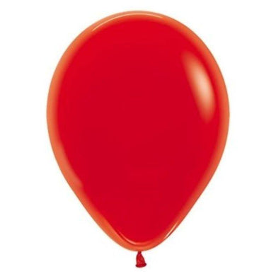 25 Pack Crystal Red Latex Balloons - 30cm - The Base Warehouse