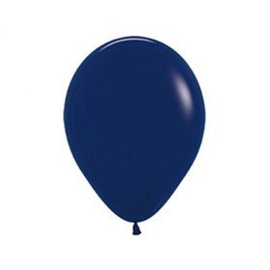 50 Pack Navy Blue Latex Balloons - 12cm - The Base Warehouse