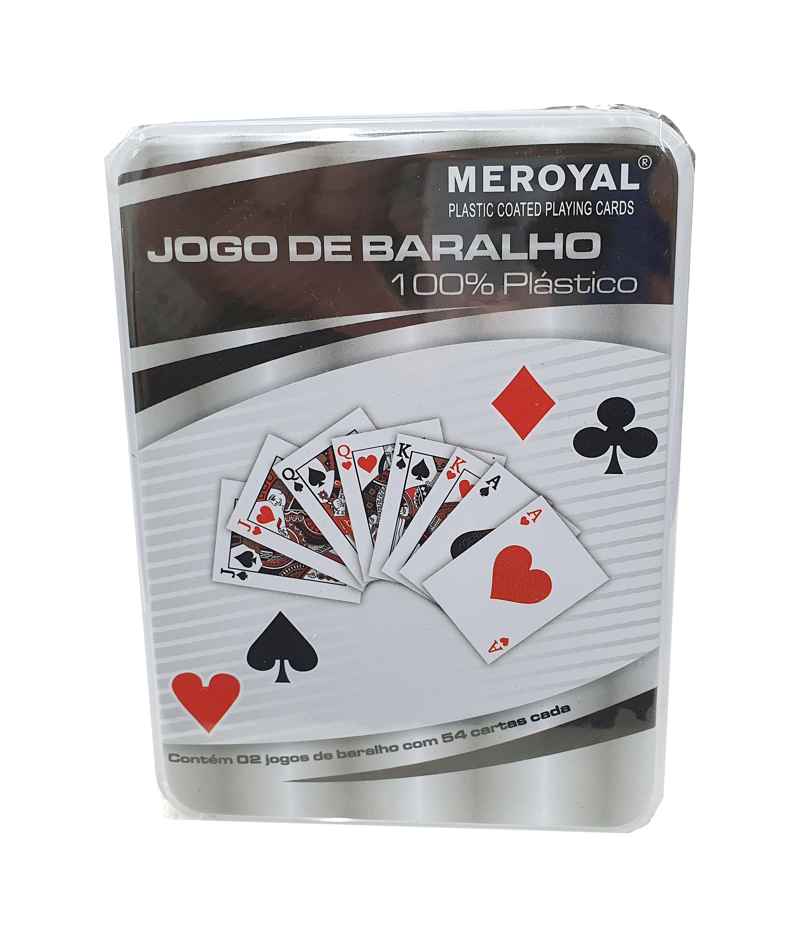 2 Pack Playing Card in Metal Box