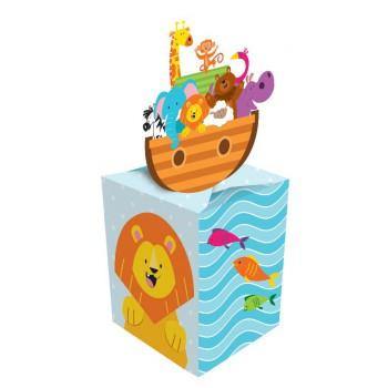 8 Pack Baby Shower Noahs Ark Favour Boxes - 11cm x 5cm x 5cm