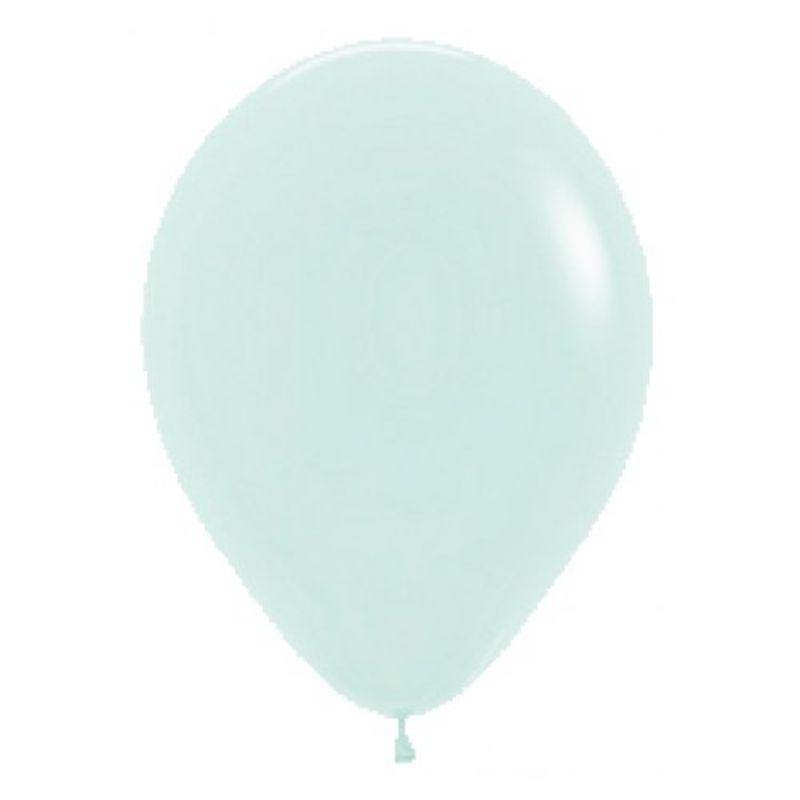 Matte Pastel Green Latex Balloons - 12cm - The Base Warehouse