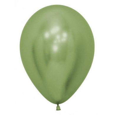 Reflex Lime Green Latex Balloon - 12cm - The Base Warehouse