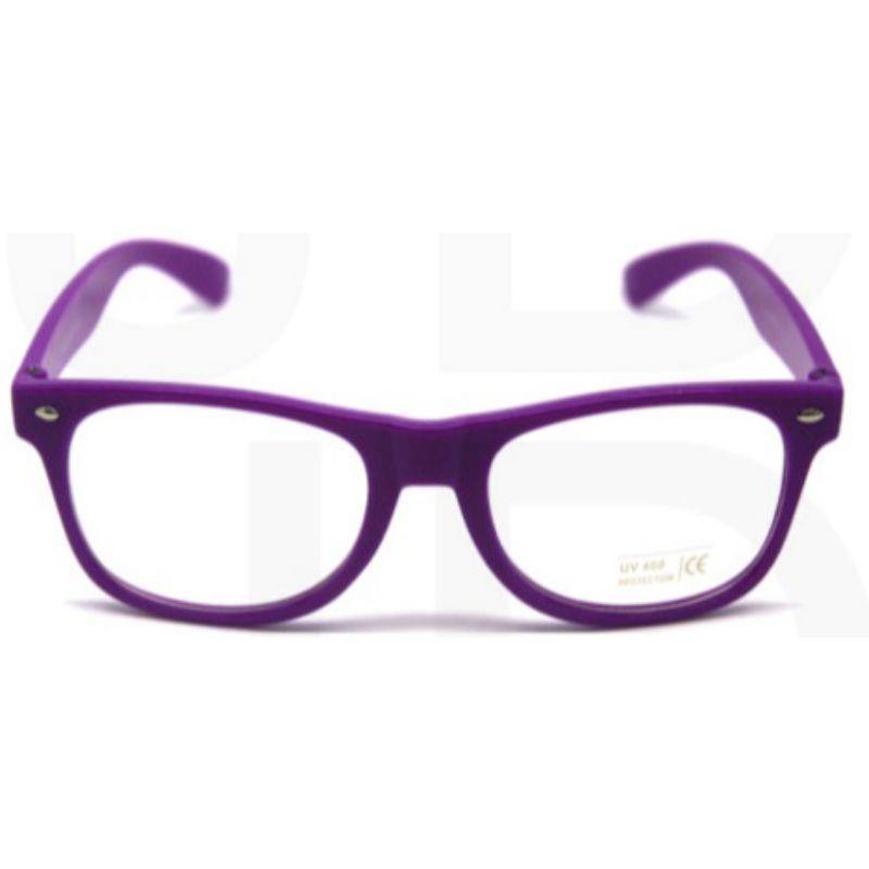 Adult Purple Wayfarers Party Glasses