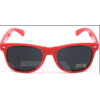 Adult Red Wayfarers Dark Party Glasses - The Base Warehouse