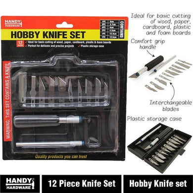12 Piece Knife Set - The Base Warehouse