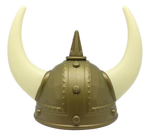 Adults Brown Viking Helmet with Horns - The Base Warehouse
