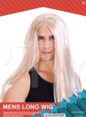Mens Blonde Long Wig - The Base Warehouse