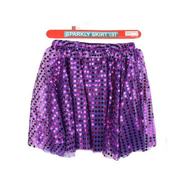 Adult Purple Sparkly Skirt - Small - The Base Warehouse