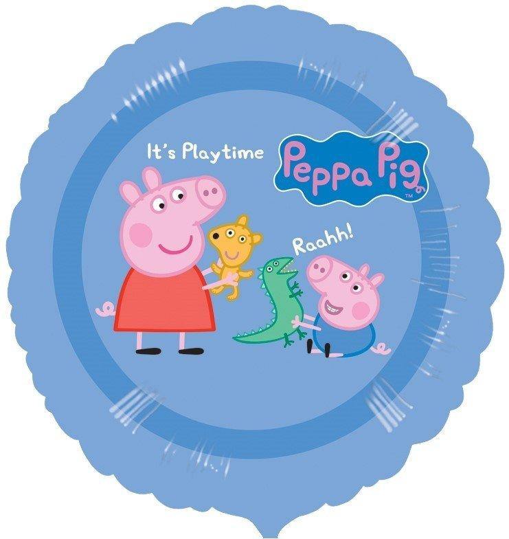 Peppa Pig Round Foil Balloon - 45cm - The Base Warehouse