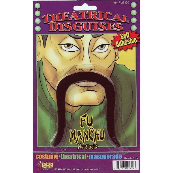 Mens Fu Manchu Style Moustache - The Base Warehouse