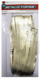 Load image into Gallery viewer, Metallic Gold Matte Tinsel Curtain - The Base Warehouse