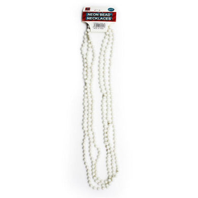 3 Pack White Neon Beaded Necklace - The Base Warehouse