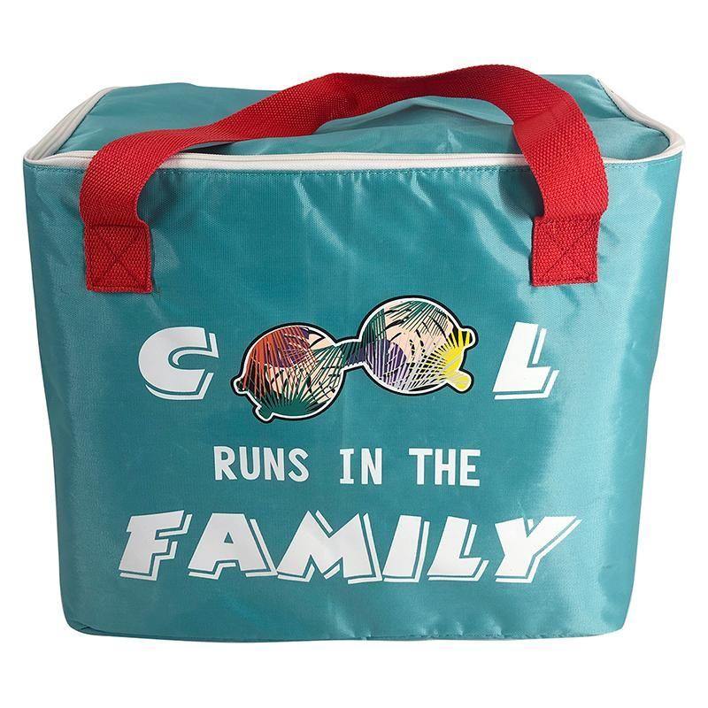 Motto Yellow/Blue Cooling Bag - 38cm x 20cm x 9cm - The Base Warehouse