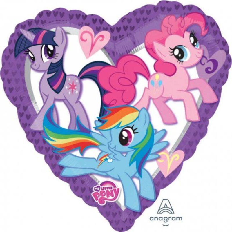 My Little Pony Heart Foil Balloon - 45cm