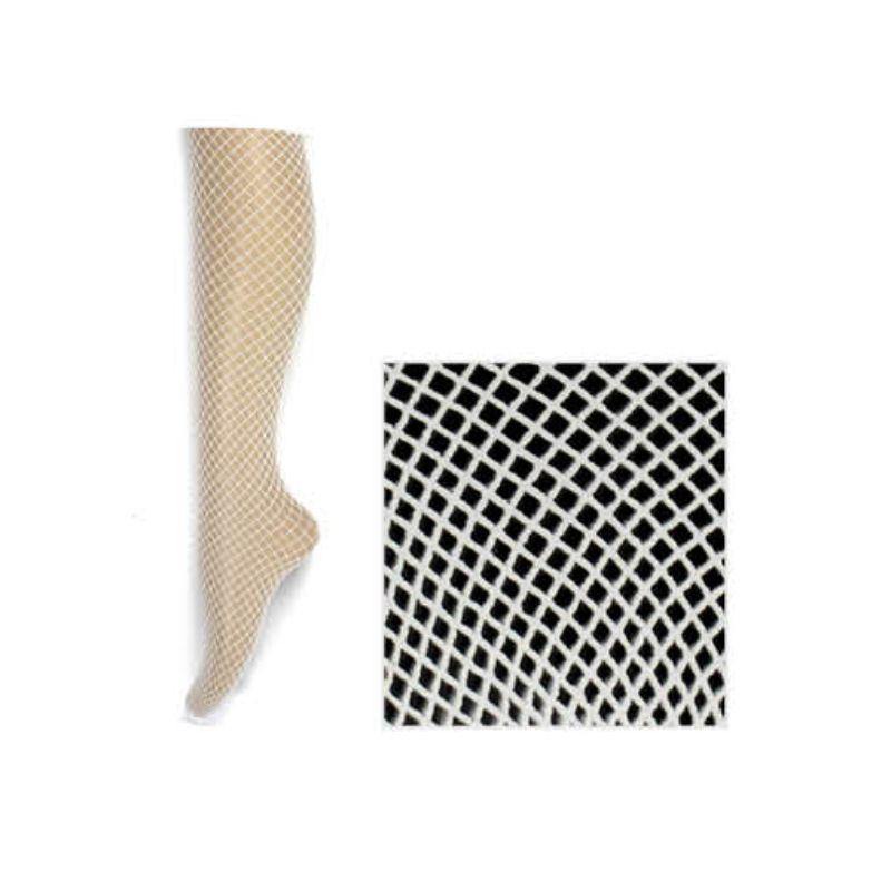 Womens White Fishnet Pantyhose - The Base Warehouse