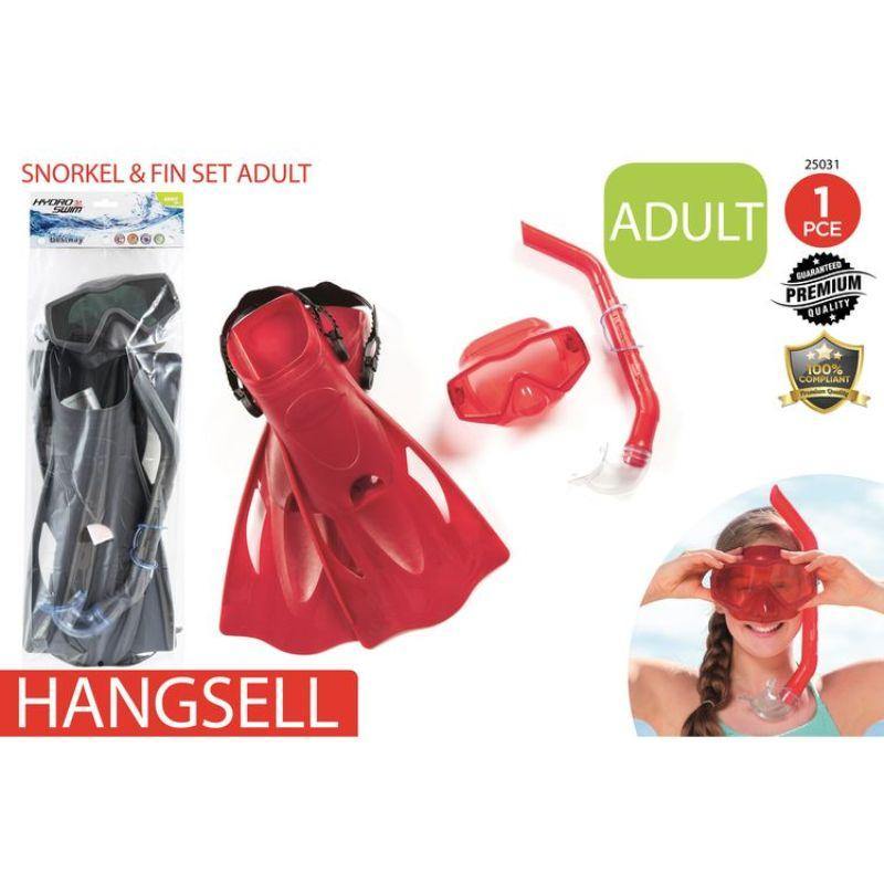 Adult Swim Snorkel and Fin Set - The Base Warehouse