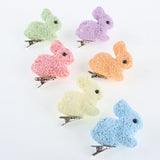 Load image into Gallery viewer, 6 Pack Polystyrene Decorative Easter Rabbit with Clip - 5cm x 3.5cm