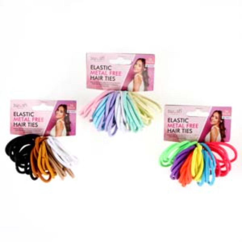 30 Pack Hair Elastic Metal Free Thick Hair Ties