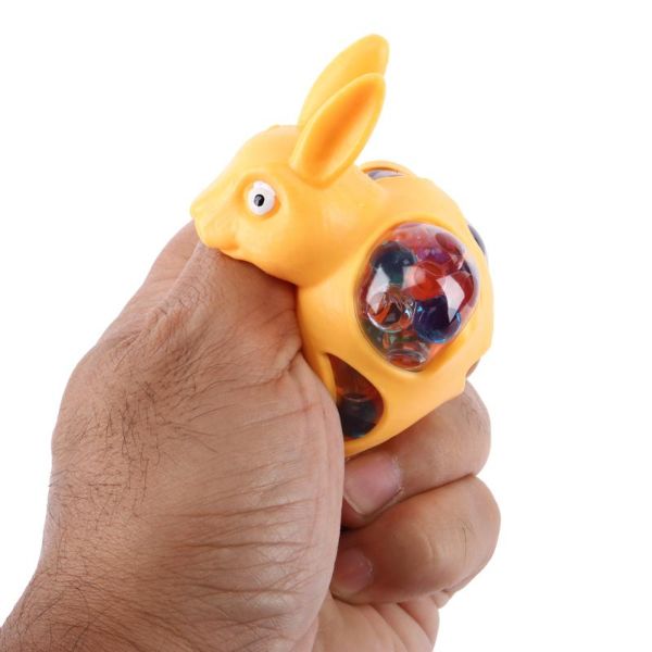 Squeeze Mesh Rabbit Toy - 7.5cm