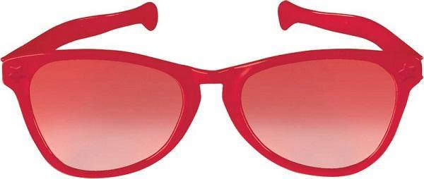 Red Jumbo Glasses - The Base Warehouse