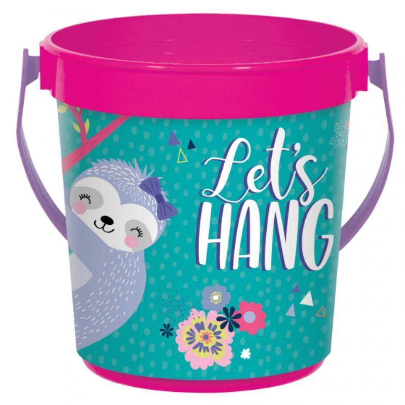 Sloth Plastic Favor Container - 12cm x 11cm - The Base Warehouse