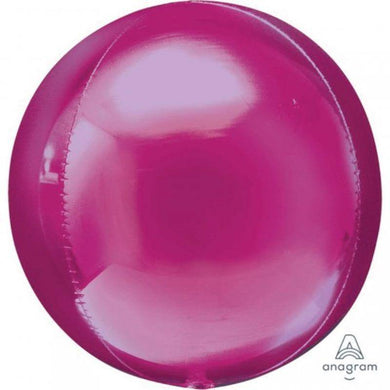 Orbz Bright Pink Foil Balloon - 38cm x 40cm - The Base Warehouse