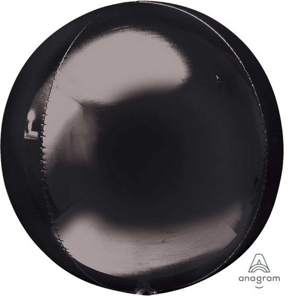 Orbz Black Foil Balloon - The Base Warehouse