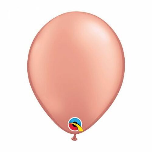 Rose Gold Latex Balloon - 12cm