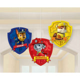 Load image into Gallery viewer, 3 Pack Paw Patrol Tissue and Paper Honeycomb - 17cm