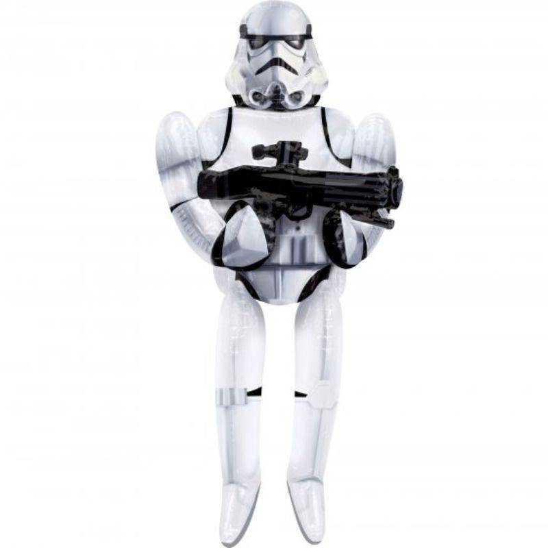 Airwalker Storm Trooper Foil Balloon - 83cm x 177cm - The Base Warehouse