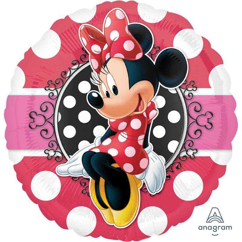 Sitting Minnie Portrait Foil Balloon - 45cm - The Base Warehouse