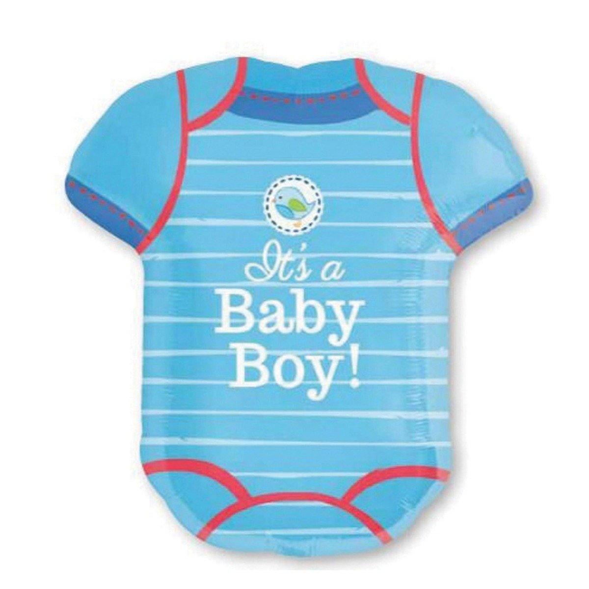 SuperShape Shower with Love Boy Foil Balloon - 55cm x 60cm - The Base Warehouse