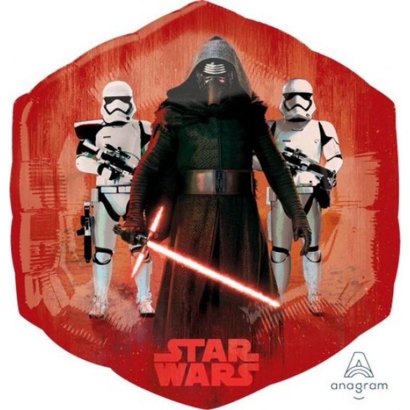 SuperShape Star Wars The Force Awakens Foil Balloon - 55cm x 58cm - The Base Warehouse