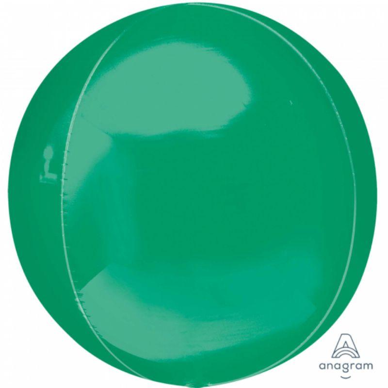 Orbz Green Foil Balloon - 38cm x 40cm