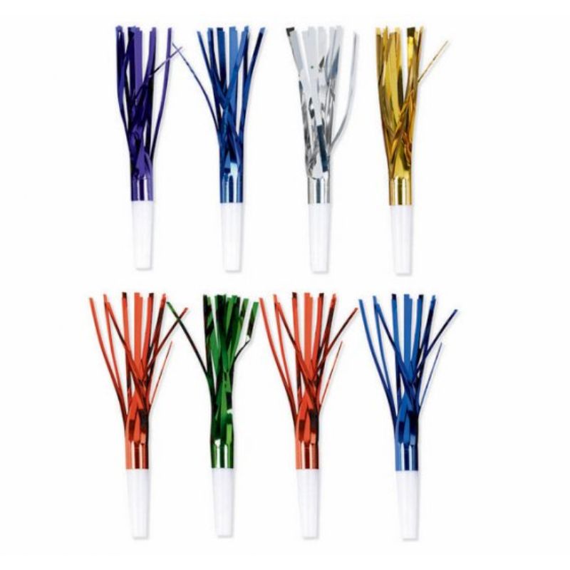 8 Pack Fringed Squawkers - 17cm