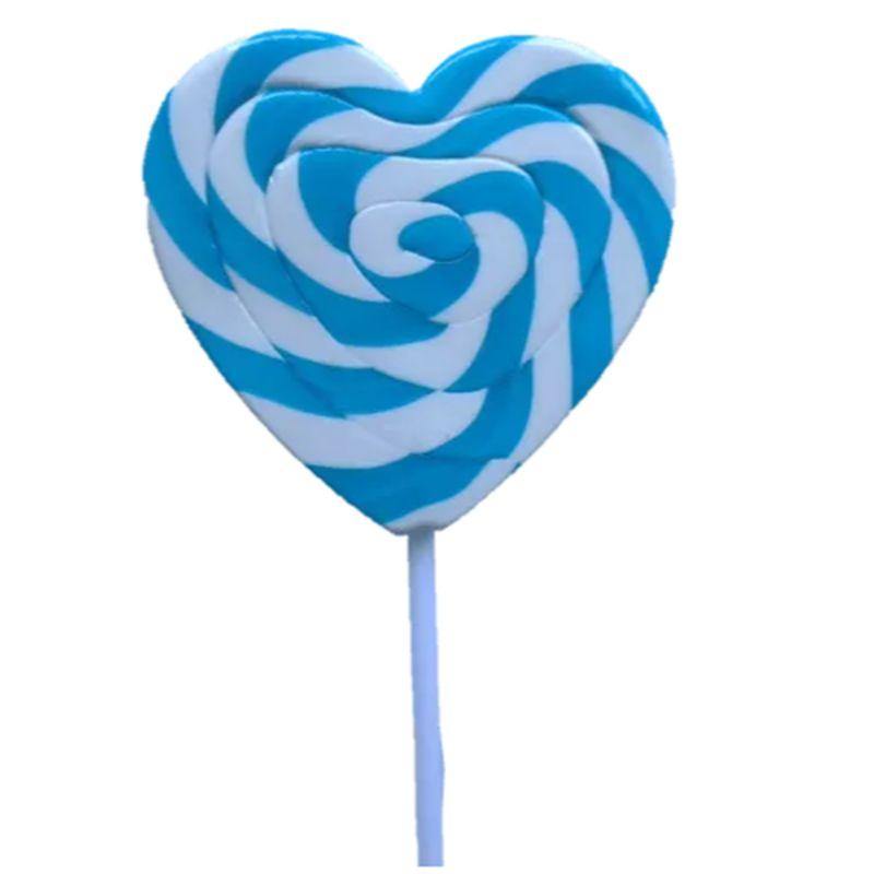 Blue Mega Swirl Heart Pop - 85g - The Base Warehouse