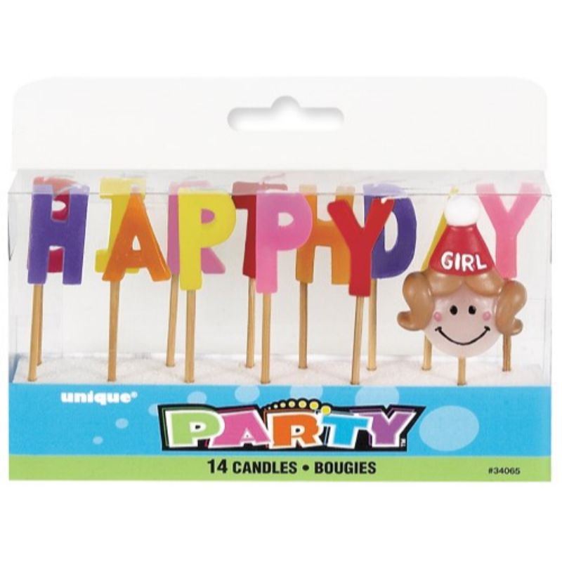 HBD Girl Candle Set