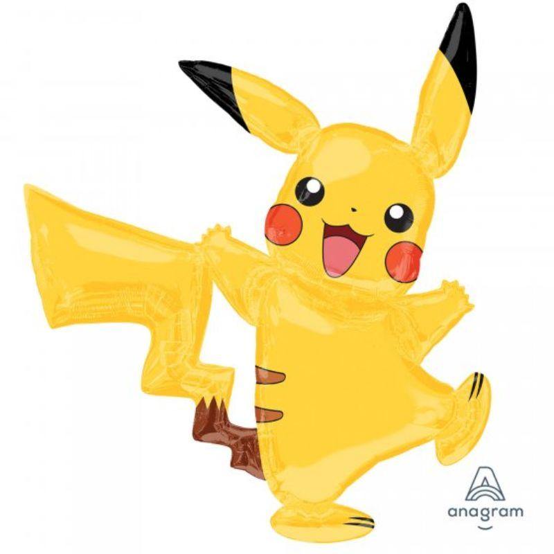 Airwalker Pikachu Foil Balloon - 132cm x 139cm - The Base Warehouse