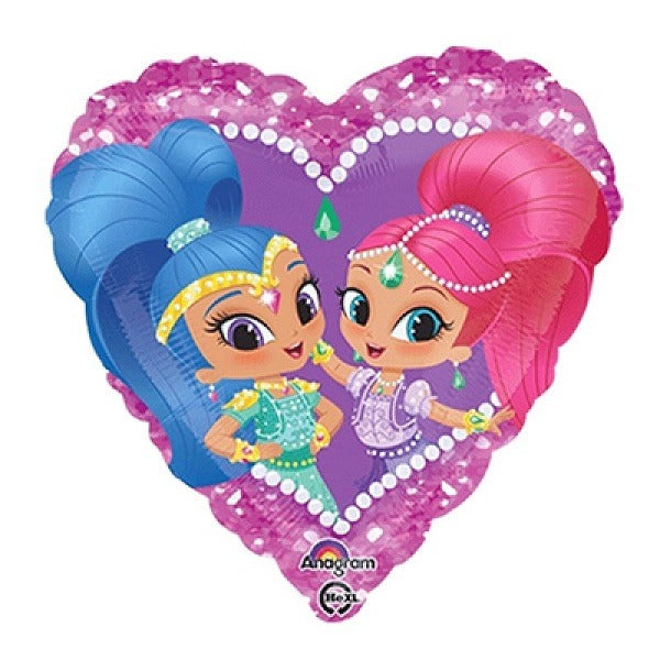 Shimmer & Shine Heart Shape Foil Balloon