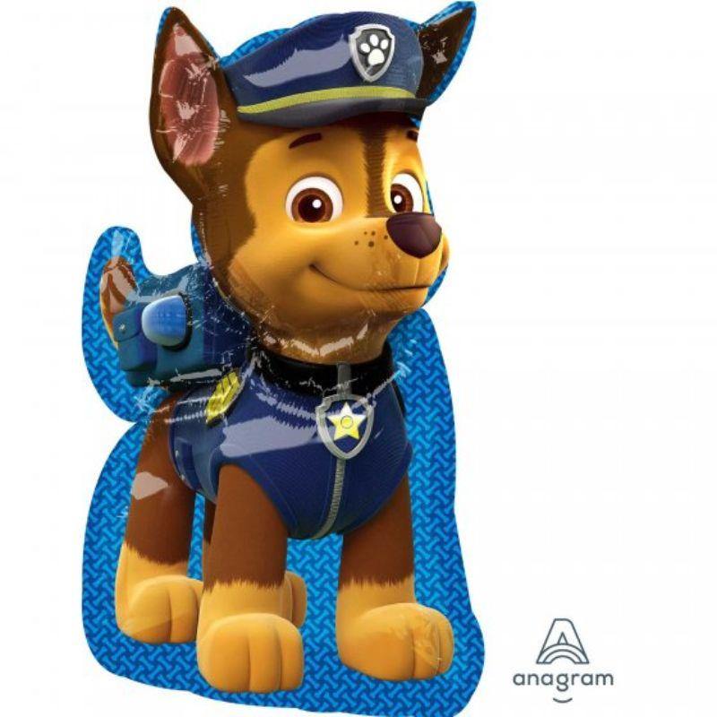 Paw Patrol Chase Foil Balloon - 58cm x 78cm - The Base Warehouse