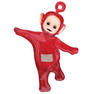 Red Teletubbies Super Shape Foil Balloon - 104cm x 60cm