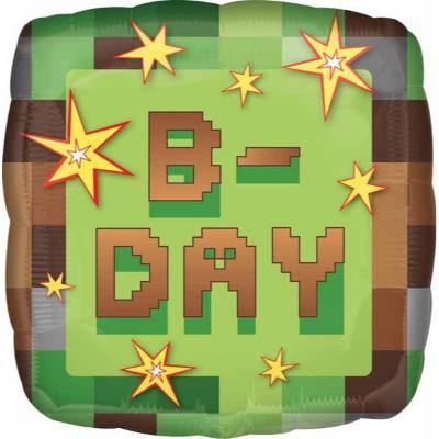TNT Party B Day Square Foil Balloon - 45cm - The Base Warehouse