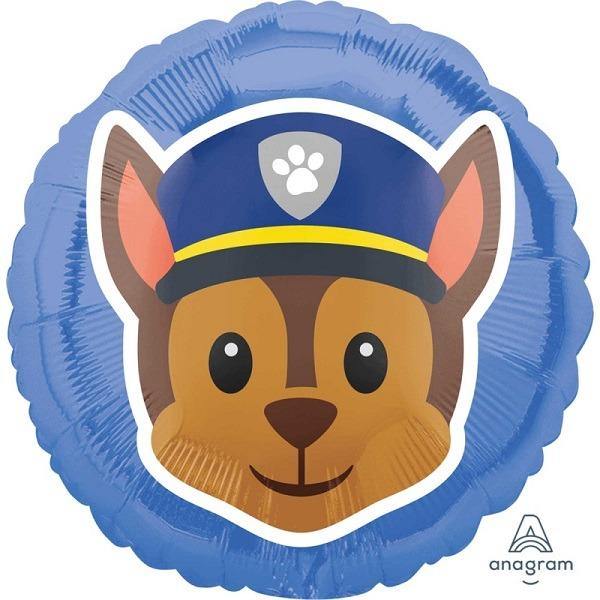 Paw Patrol Chase Emoji Foil Balloon - The Base Warehouse